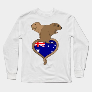 Gerbil Australia (light) Long Sleeve T-Shirt